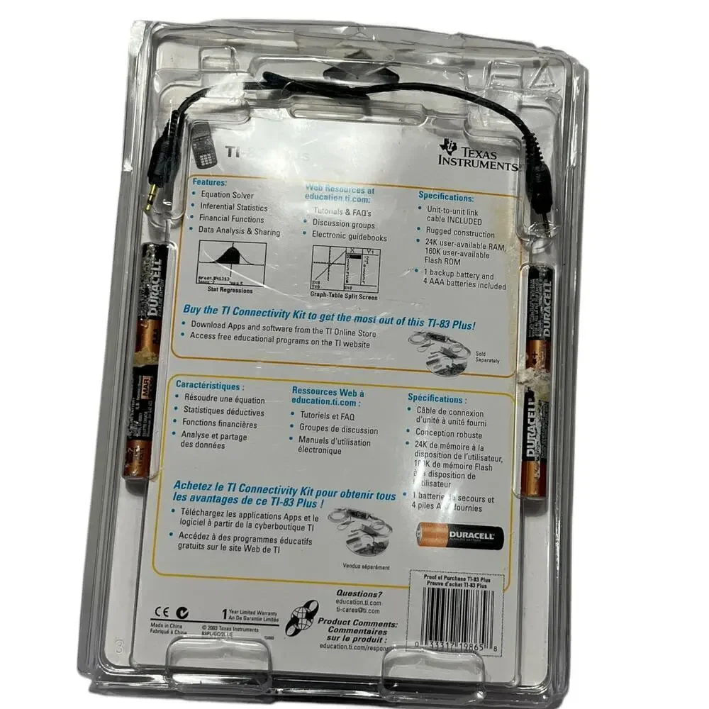 Texas Instruments TI-83 Plus Calculator - Picture 2 of 13